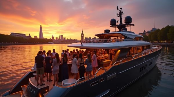 Why a yacht party in London is the ultimate celebration choice